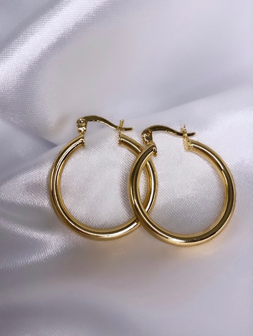 Small Hoops 18k Gold-Filled