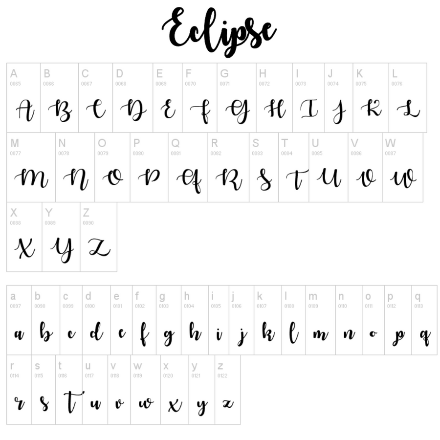 “Éclipse” Custom Name Necklace