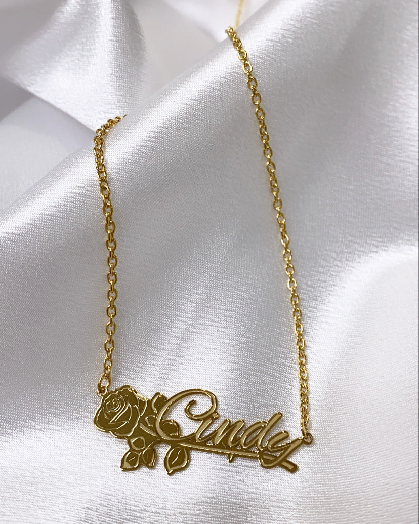 Cheap Custom Name Necklace Silver Custom Name Necklace Slver