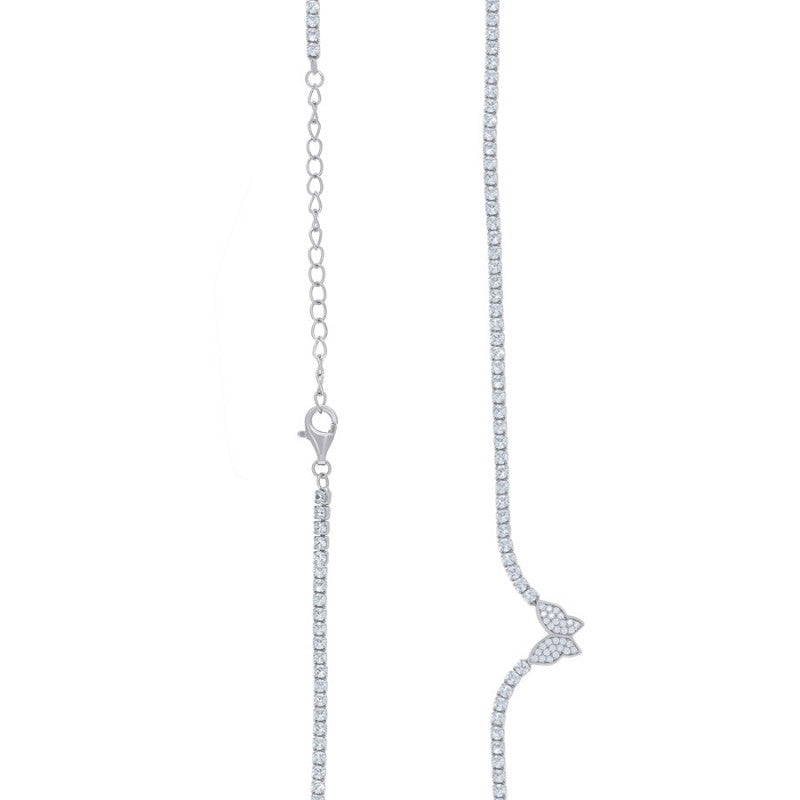 Butterfly Tennis Chain Sterling Silver