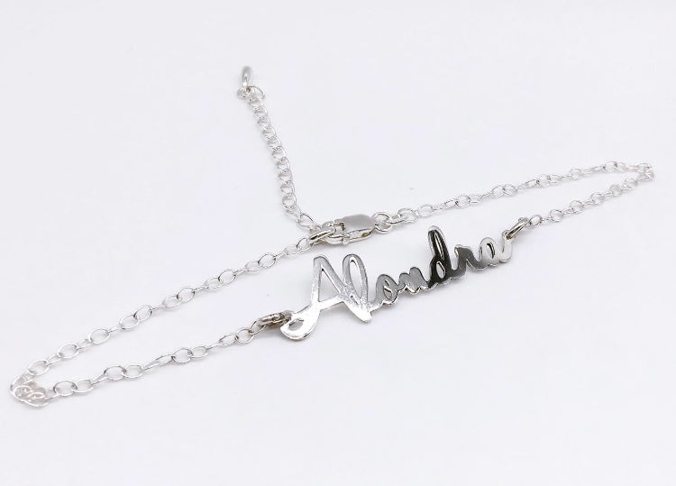 Rolo Chain Custom Name Anklet